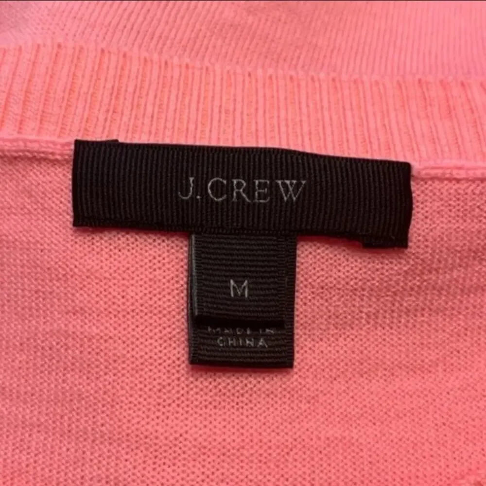 J. Crew merino wool with ruffle sleeve sweater